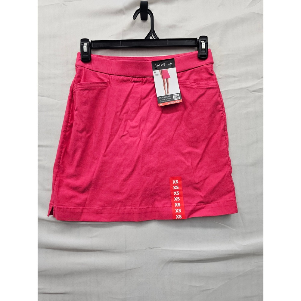 Rafaella‎ Womens Stretch Skort Pink Viscose Blend Athletic Size XS